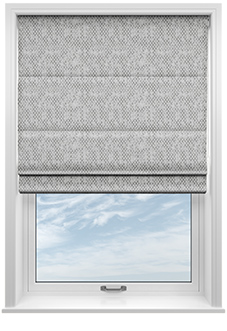 Nerida, Pebble - Twist&Fit Roman Blind